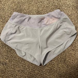 Lululemon light blue shorts